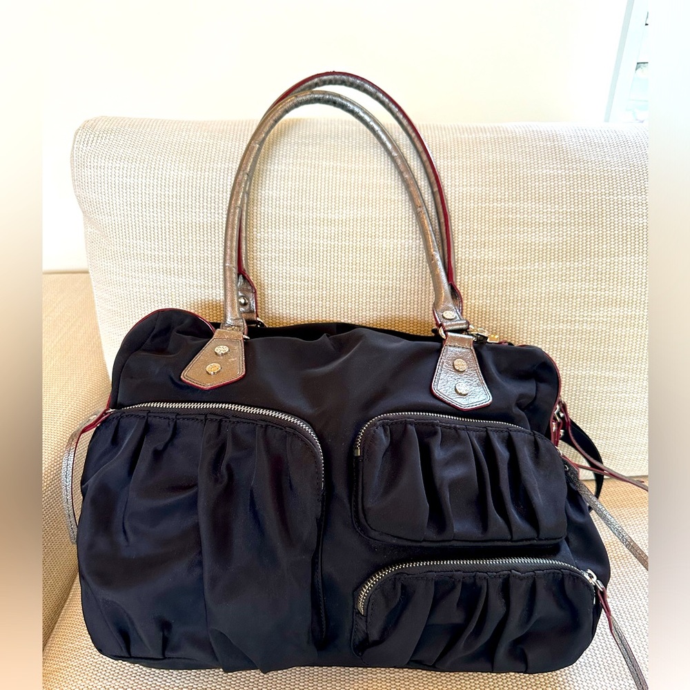 Near new black MZ Wallace large tote